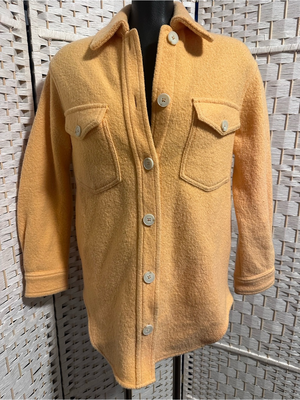 Wilfred The Ganna Shacket in Tangerine